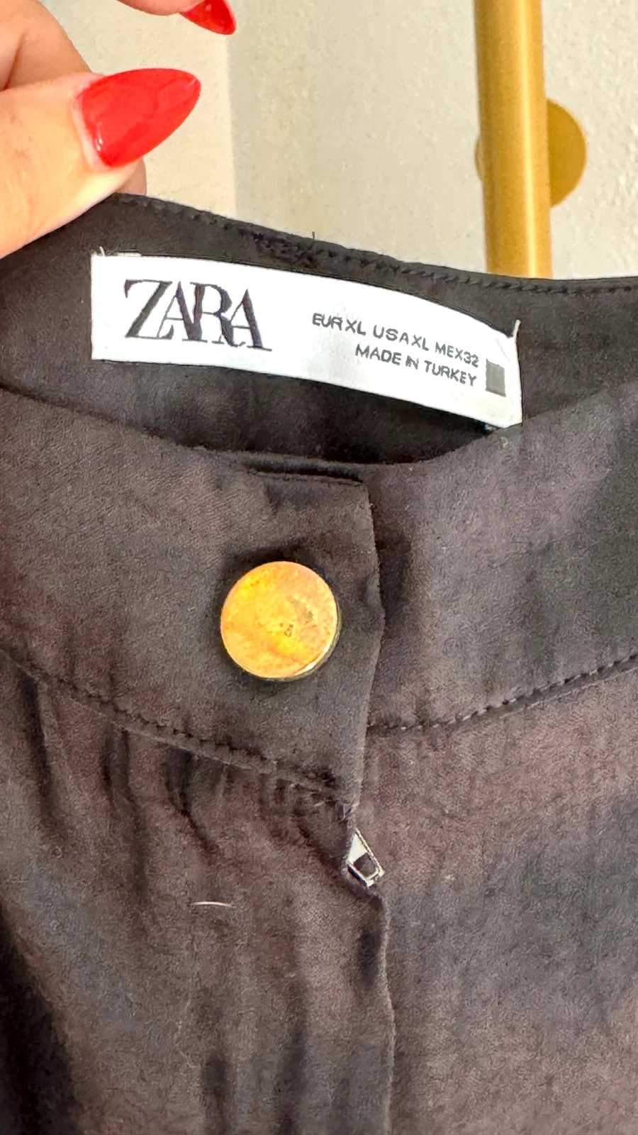 Lindos Pantalones Capri / Pantalones Culotte Negros Elegantes Zara • XL • TN278 – photo 3